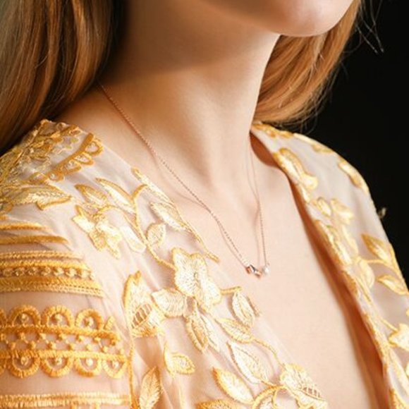 New light luxury niche simple clavicle chain - Picture 3 of 3